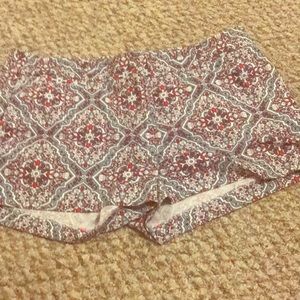J crew patterned shorts
